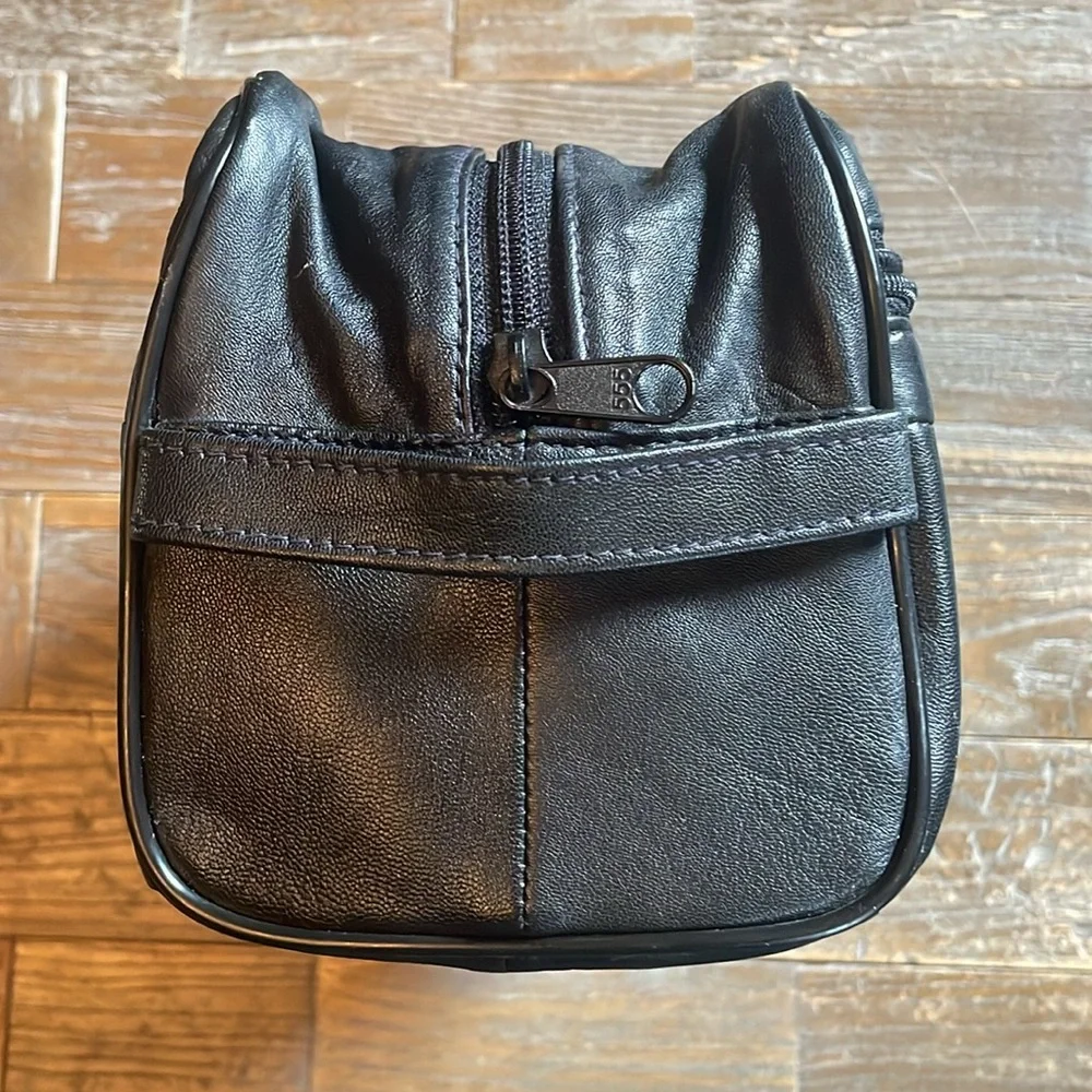 Buxton Cashmere Lambskin Patchwork Travel Case🖤